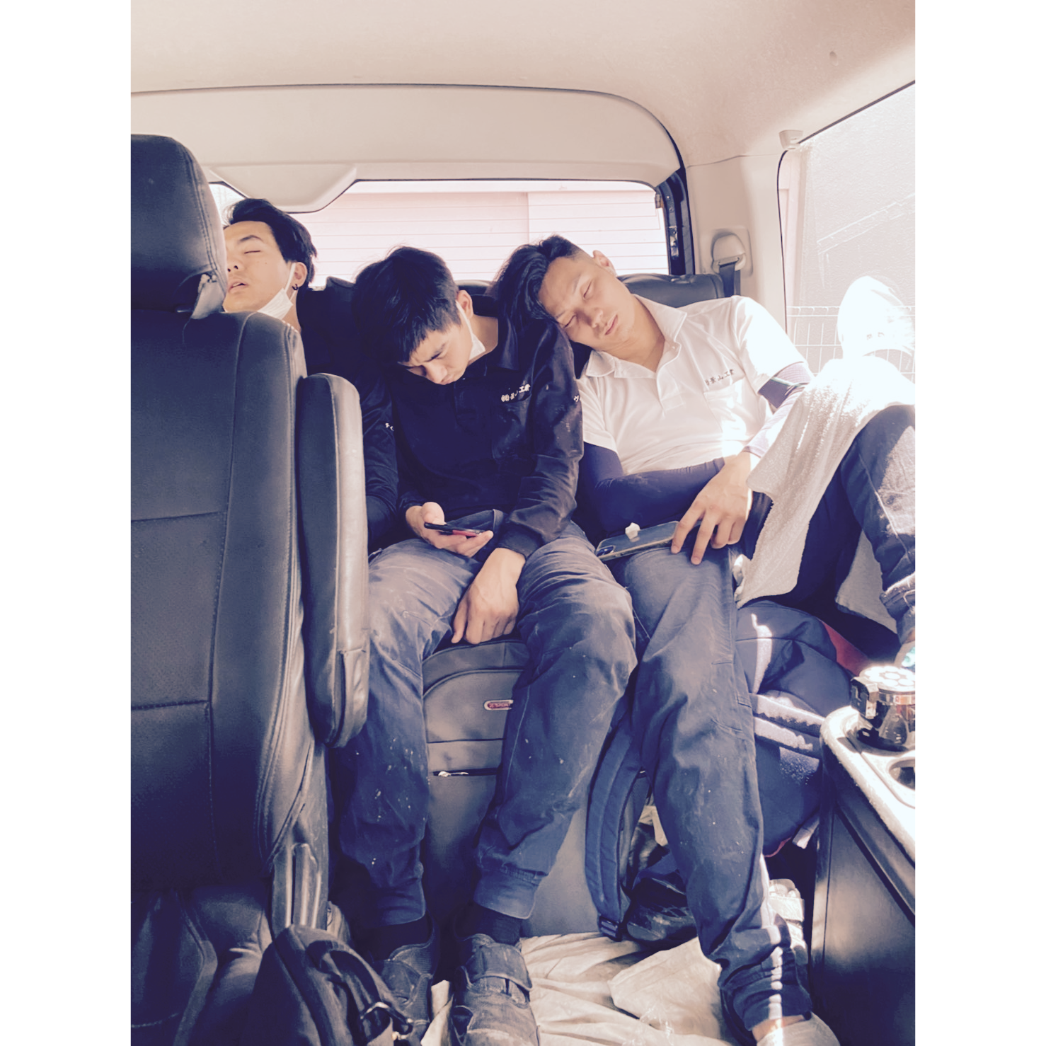 現場のお昼休み