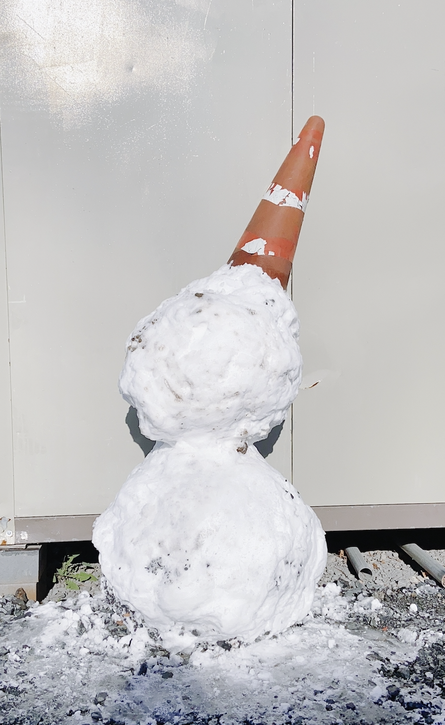 景山工業に新入社員？＠雪のさいたま市緑区